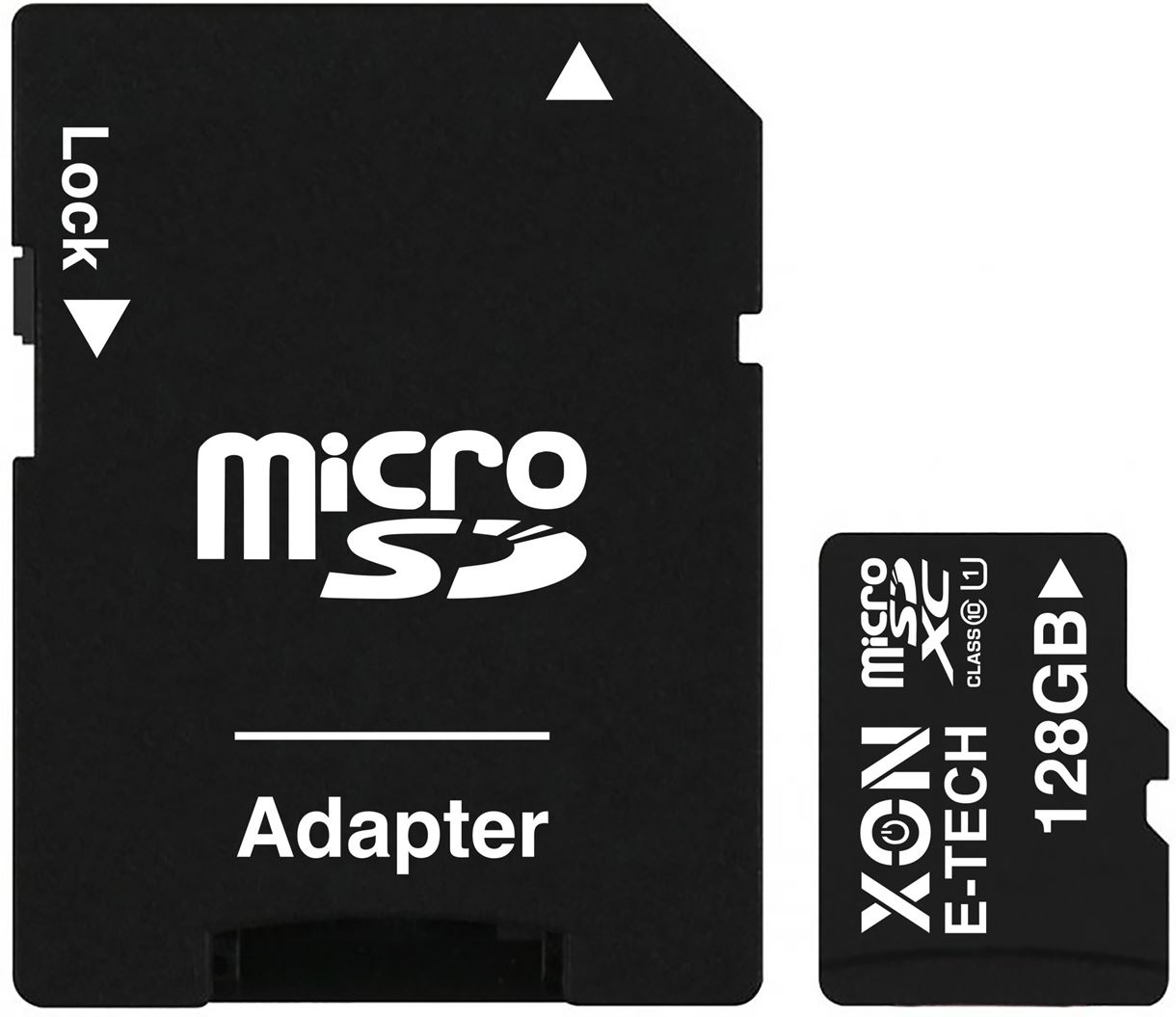 Карта пам'яті XON microSDXC 128GB Class 10 UHS-I + SD adapter (MCSX1128BA)