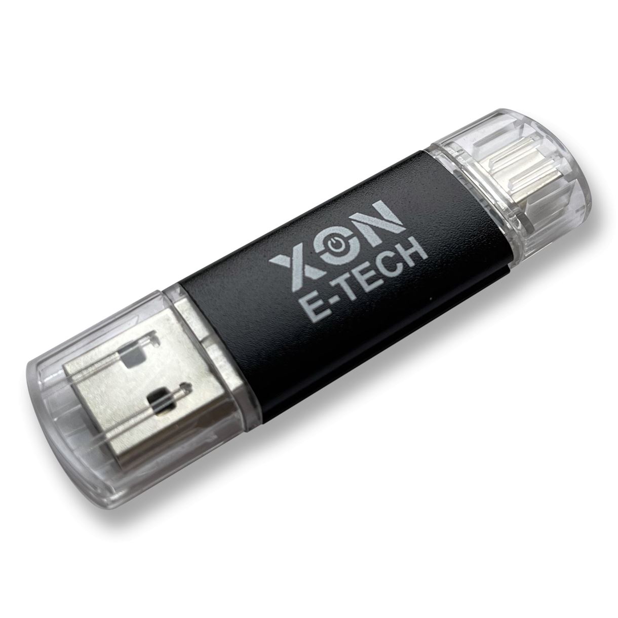 Флеш-накопитель XON FlashDrive DuoConnect 128GB (USB 3.0 + USB Type-C) Black (LWU128)