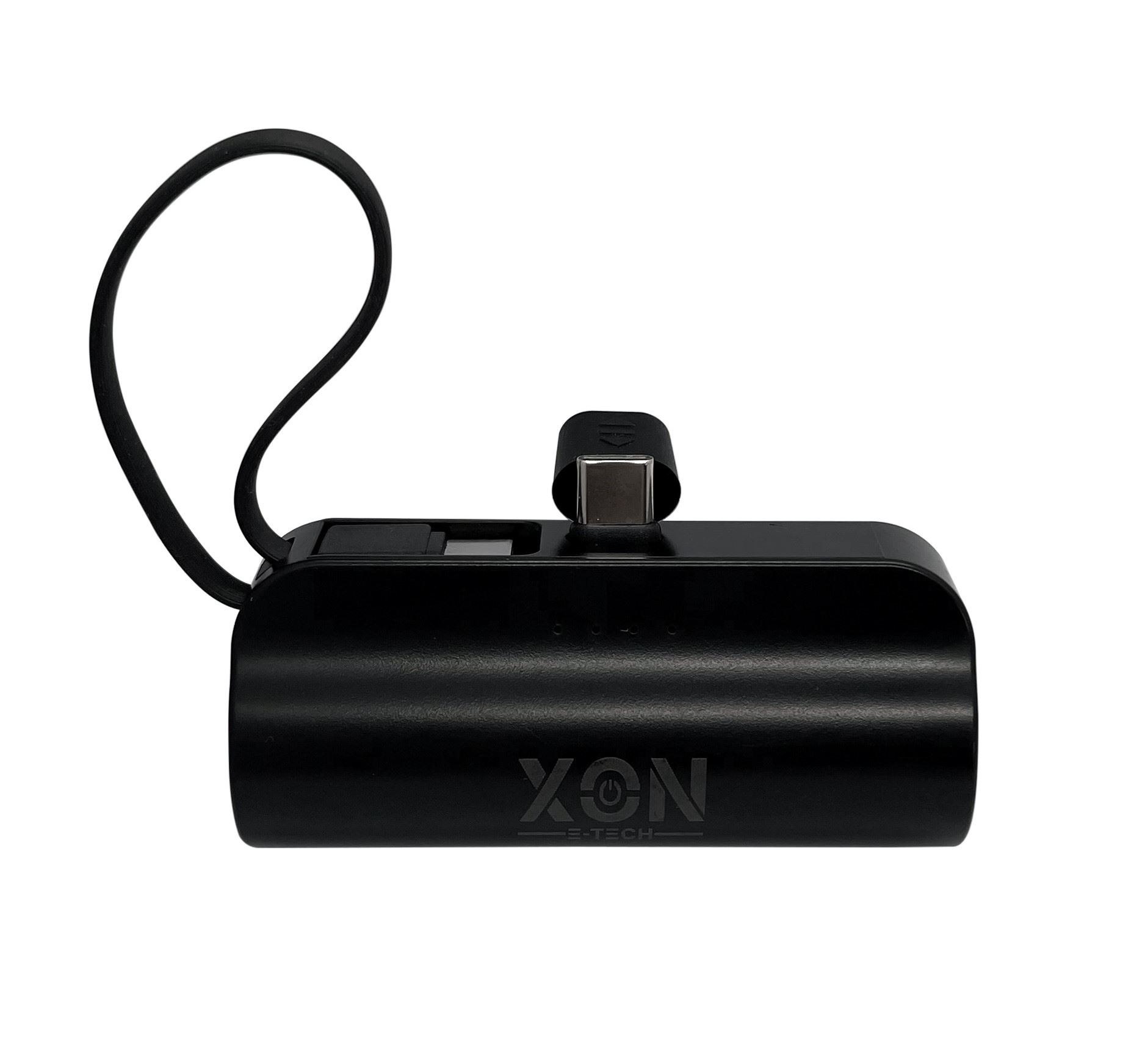 Портативна міні-батарея 5000 mAh XON PowerBank MiniCharge USB Type-C + USB Type-C (DC5CC 6730) Чорна