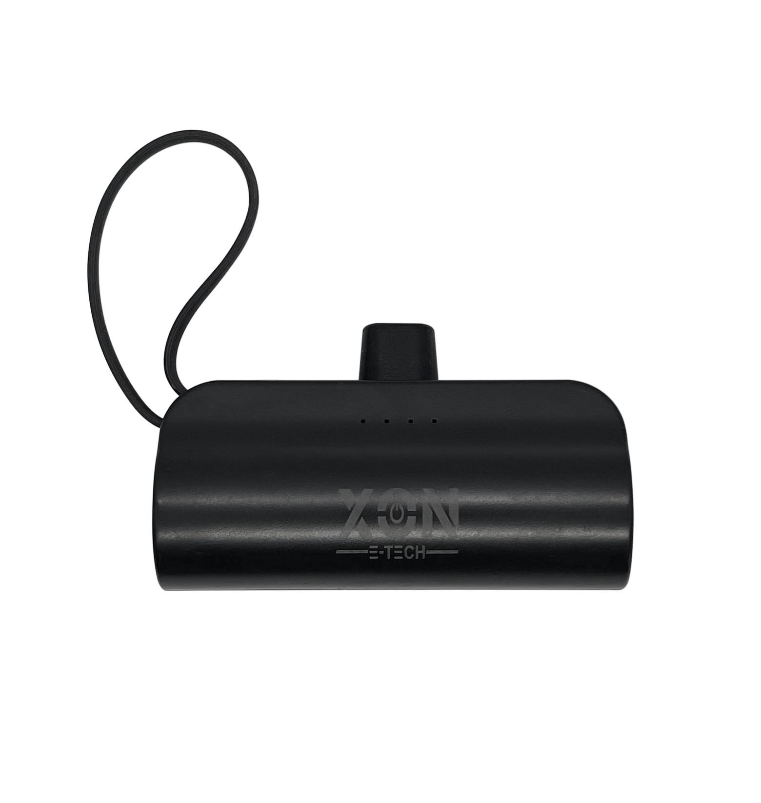 Портативна міні-батарея 5000 mAh XON PowerBank MiniCharge Lightning + USB Type-C (DC5LC 6754) Чорна