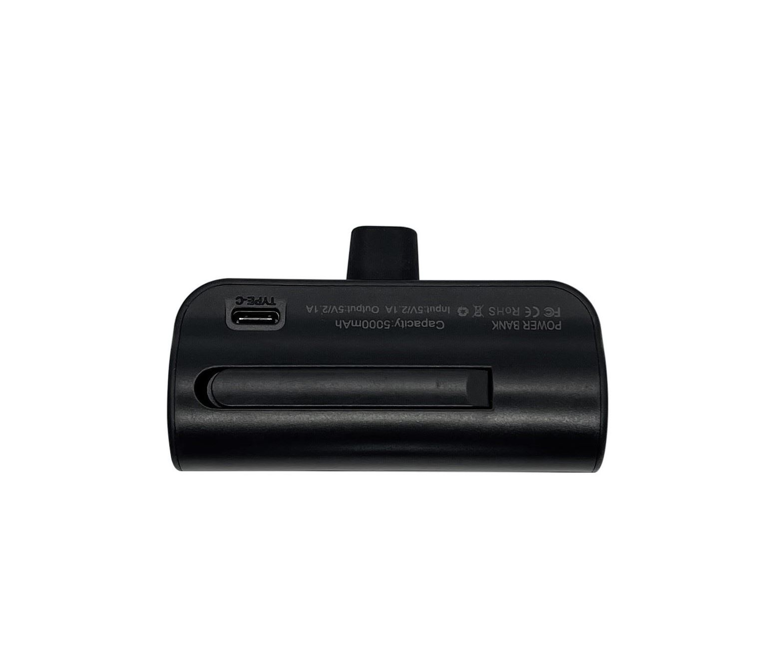 Портативна міні-батарея 5000 mAh XON PowerBank MiniCharge USB Type-C (DC5CE 6778) Чорна