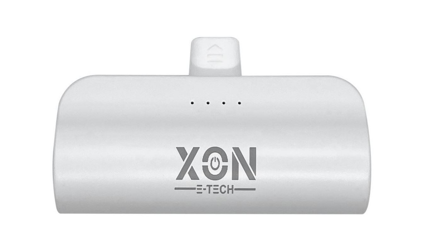 Портативна міні-батарея 5000 mAh XON PowerBank MiniCharge Lightning (DC5LE 6808) Біла