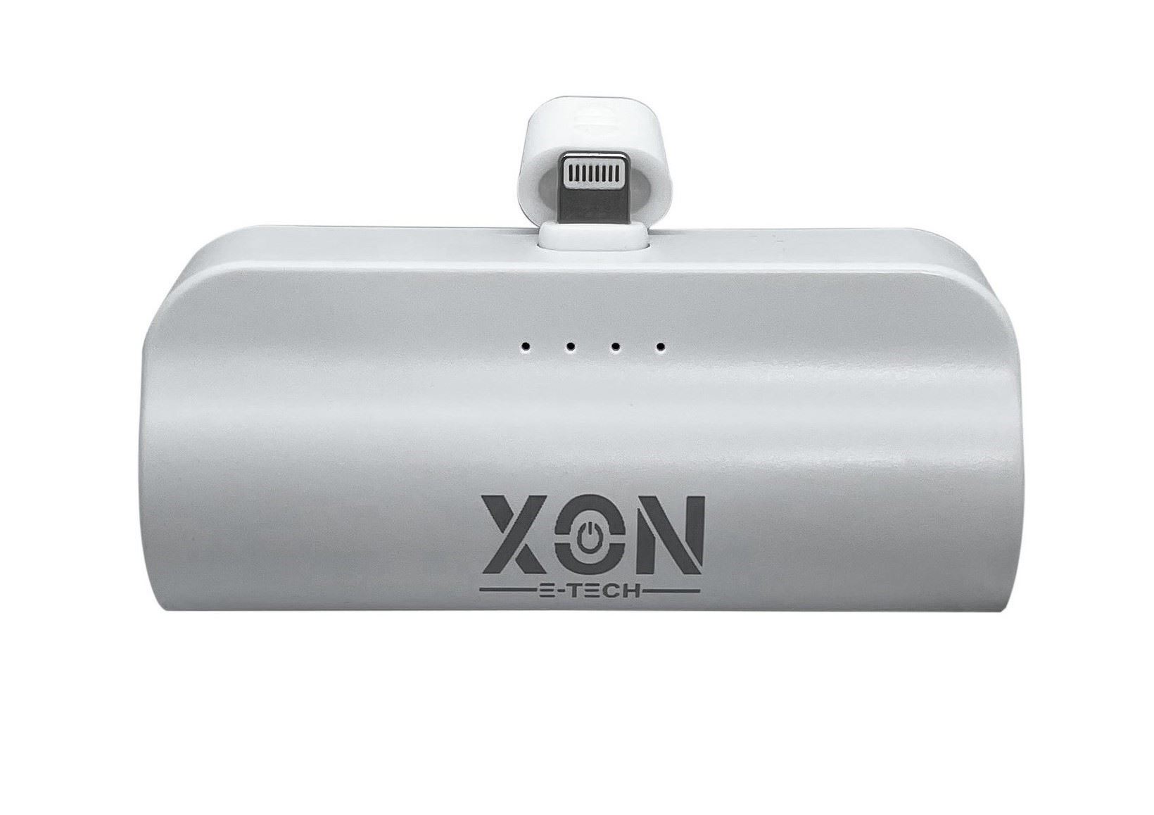 Портативна міні-батарея 5000 mAh XON PowerBank MiniCharge Lightning (DC5LE 6808) Біла