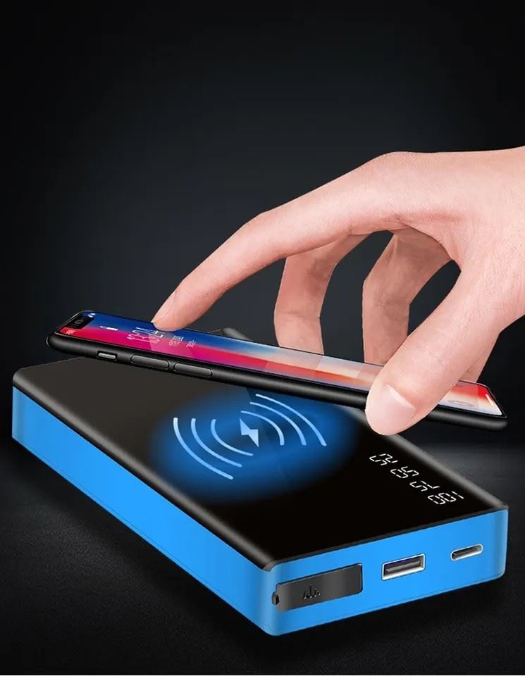 Портативная беспроводная батарея 12000 mAh с функцией автозапуска XON PowerBank AutoCharge (TC1A) Black