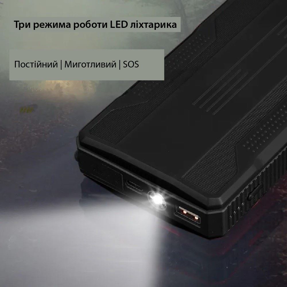 Портативна батарея XON PowerBank AutoCharge (TC1E) 10000 mAh Black