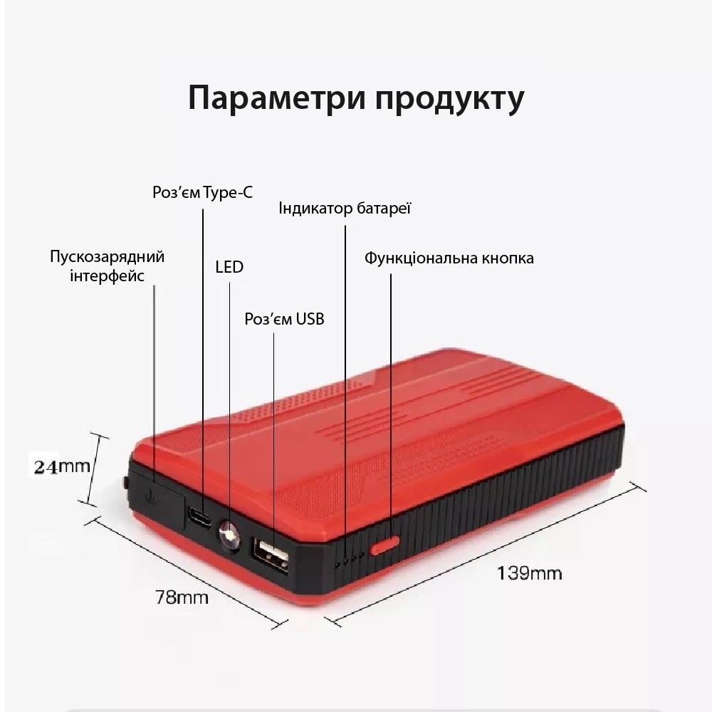 Портативна батарея XON PowerBank AutoCharge (TC1E) 10000 mAh Black