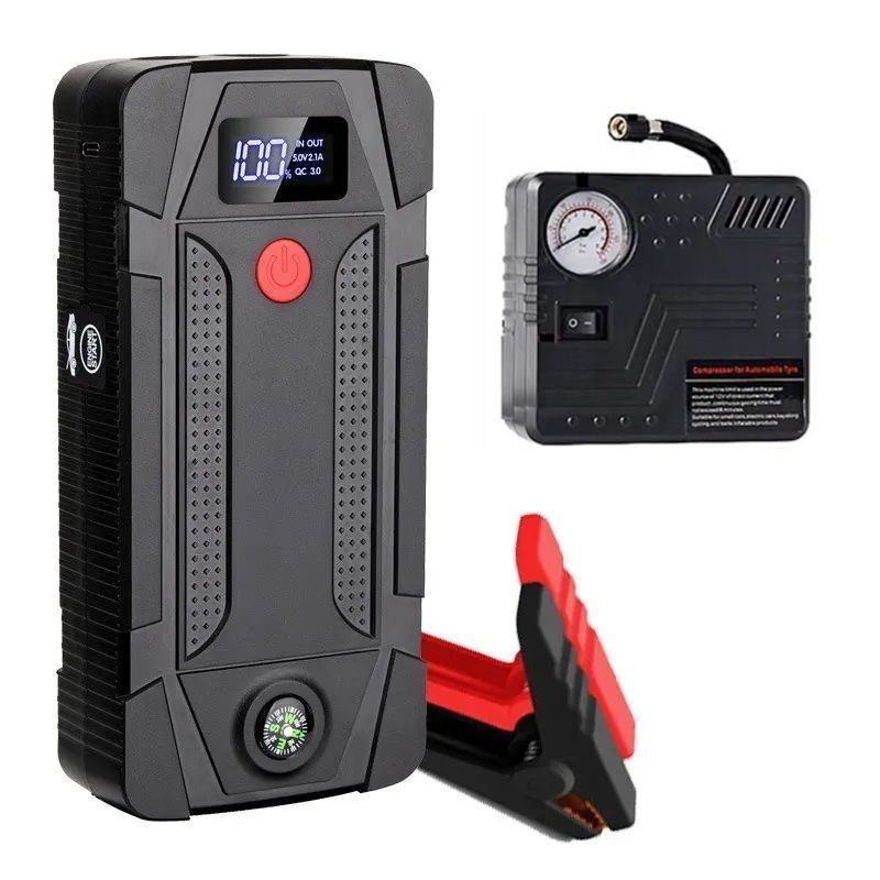 Портативна батарея XON PowerBank AutoCharge (TC1N) 20000 mAh Black с автоматическим воздушным насосом