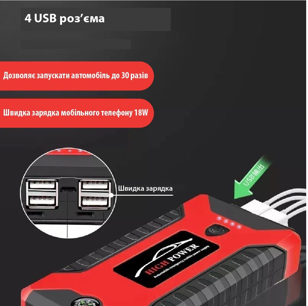 Портативна батарея XON PowerBank AutoCharge (TC1X) 20000 mAh Black