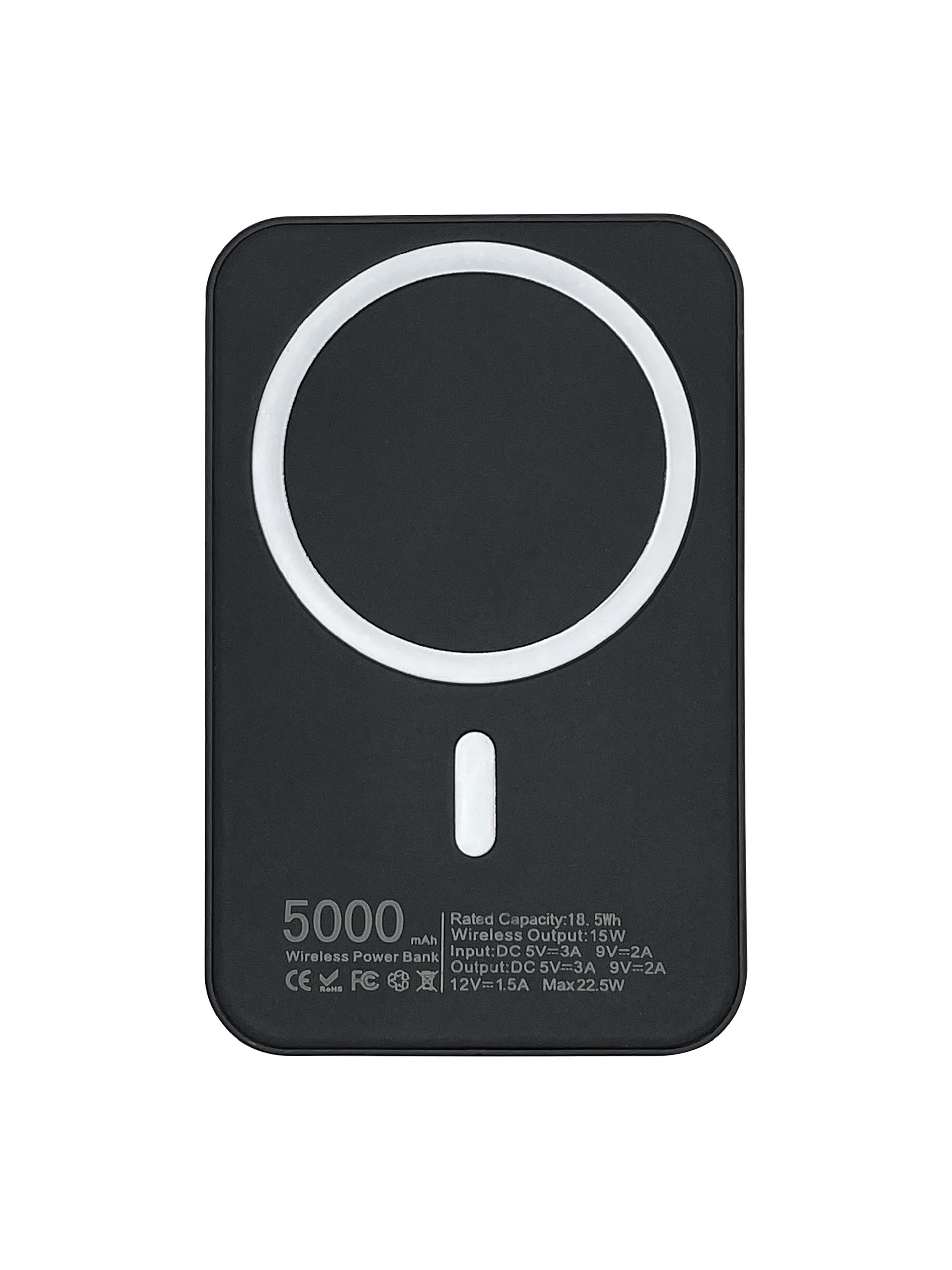 Портативна магнітна бездротова батарея 5000 mAh XON PowerBank Magsafe X1 15W Black (5060948064590)