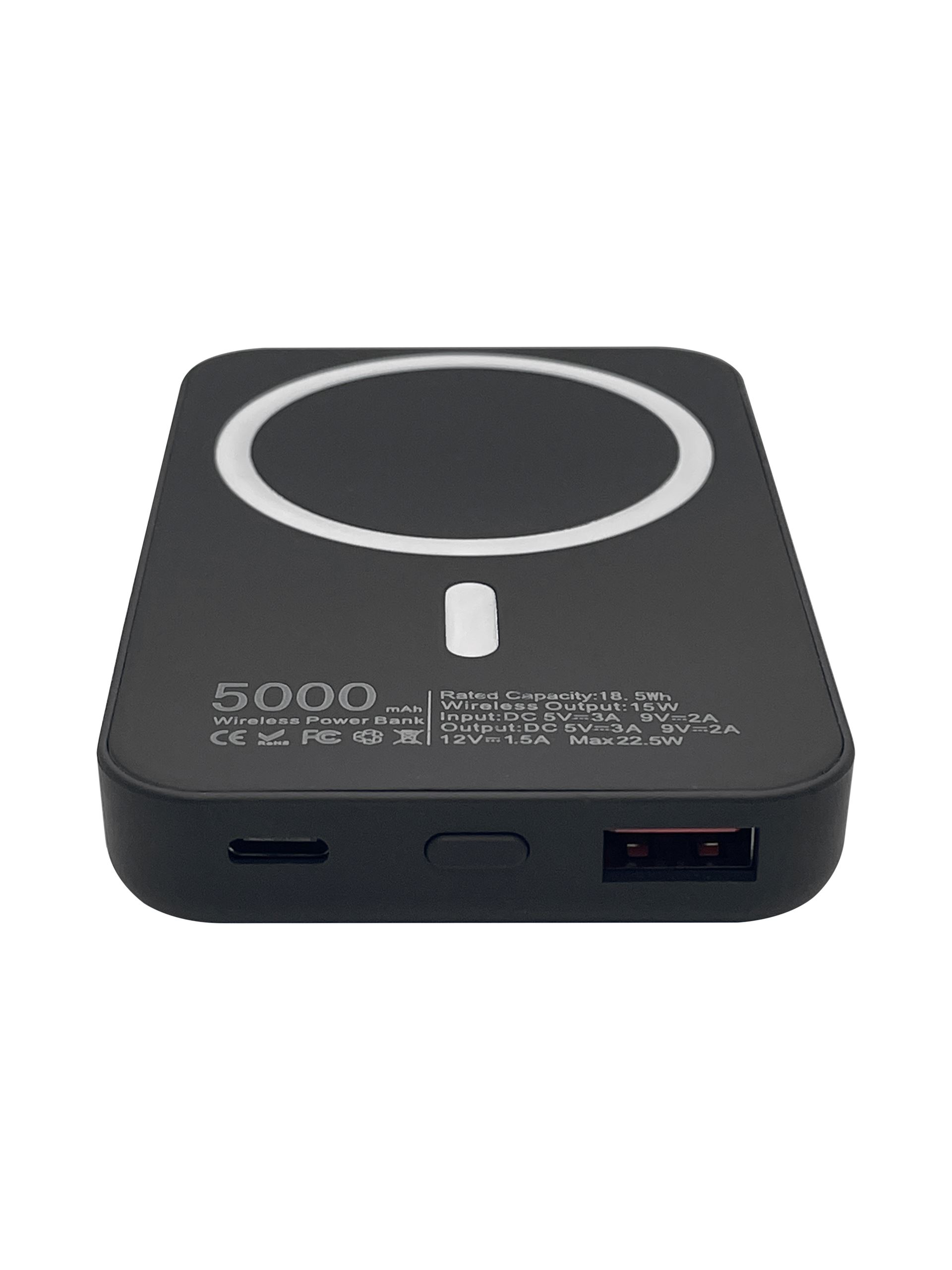 Портативна магнітна бездротова батарея 5000 mAh XON PowerBank Magsafe X1 15W Black (5060948064590)