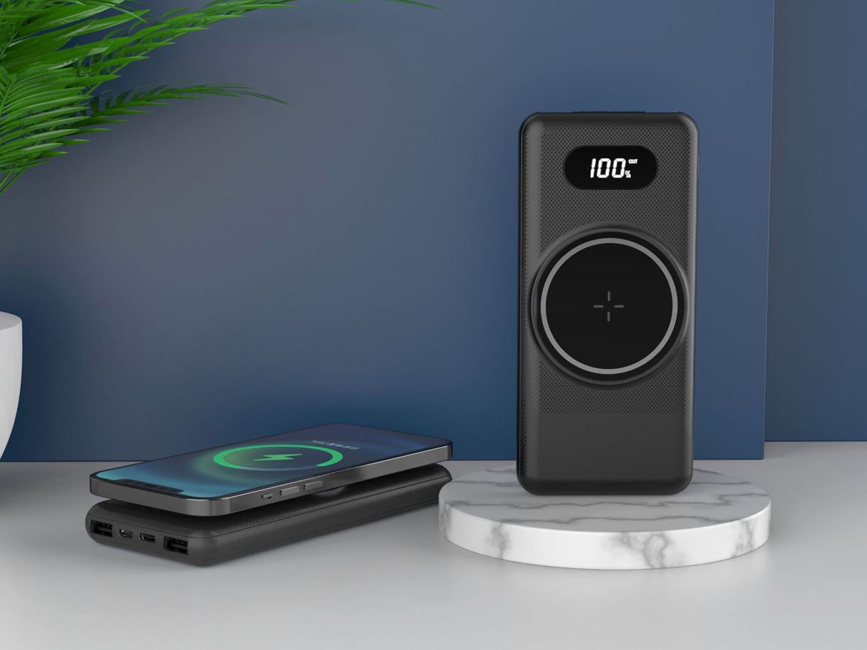 Портативна бездротова батарея XON PowerBank AirLink (AC1R) 10000 mAh Black