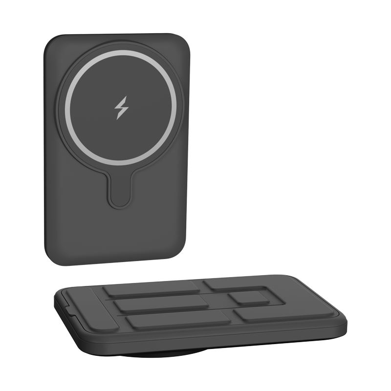 Портативна бездротова батарея XON PowerBank Magsafe Stand 5000 mAh Black