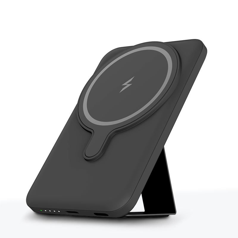 Портативна бездротова батарея XON PowerBank Magsafe Stand 5000 mAh Black