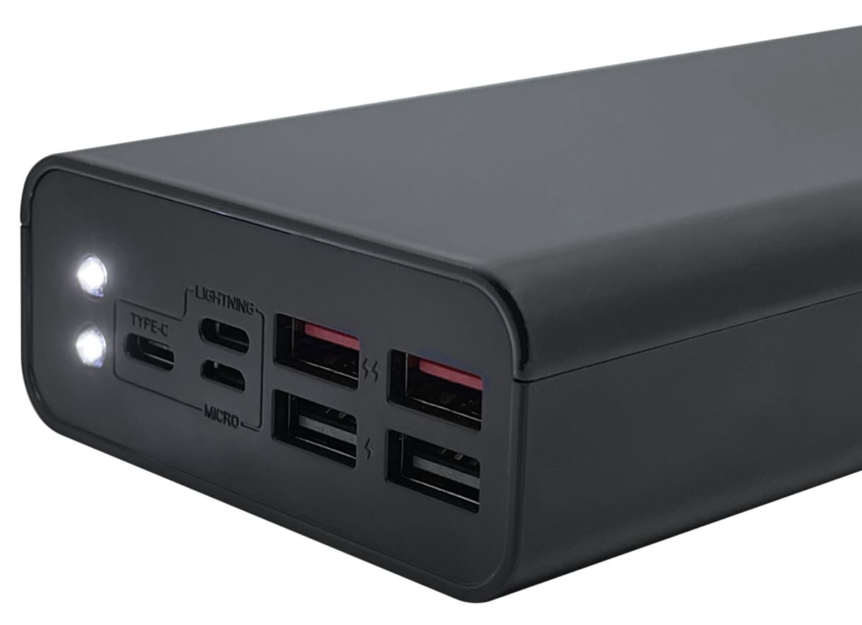Портативная батарея 30000 mAh XON PowerBank MaxCharge (WC3X) Black (5060948063005)