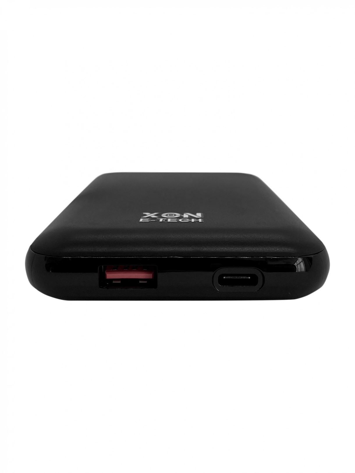 Портативна магнітна бездротова батарея 10000 mAh XON PowerBank Magsafe (YC1X2) 15W Black (5060948063135)