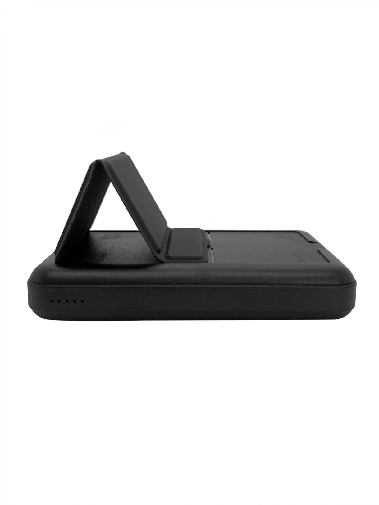 Портативна магнітна бездротова батарея 10000 mAh з підставкою XON PowerBank Magsafe Stand (YC1G2) 15W Black (5060948063159)