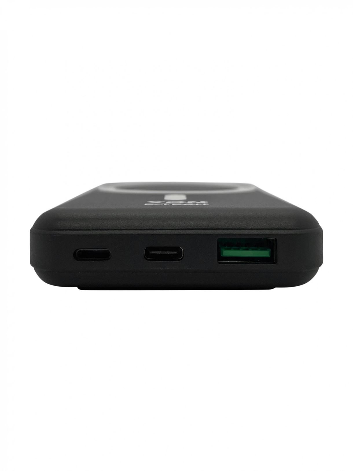 Портативна магнітна бездротова батарея 10000 mAh з підставкою XON PowerBank Magsafe Stand (YC1G2) 15W Black (5060948063159)