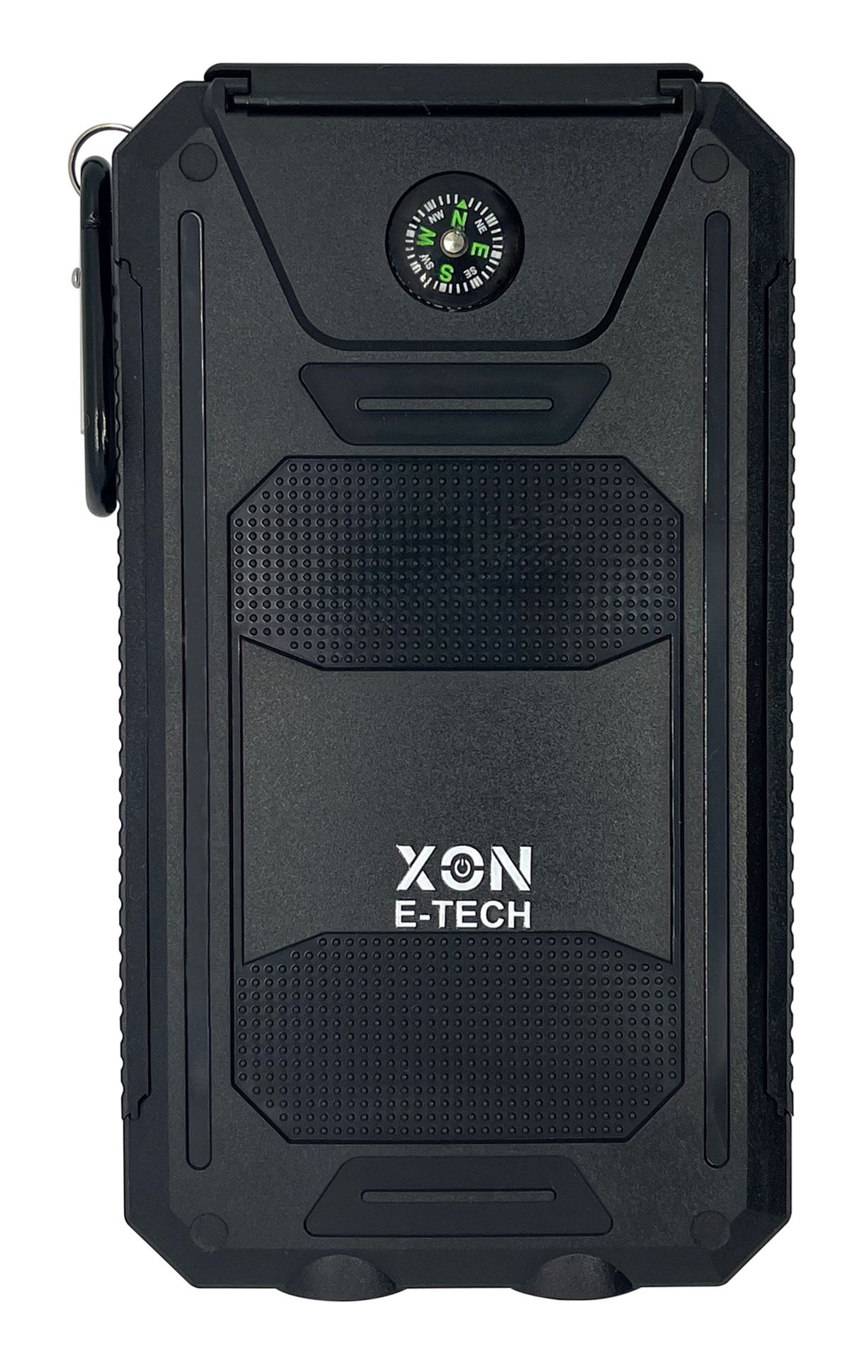 Портативная батарея 10000 mAh с функцией зарядки от солнечной энергии XON PowerBank SolarCharge (TC1S) Black (5060948063258) New