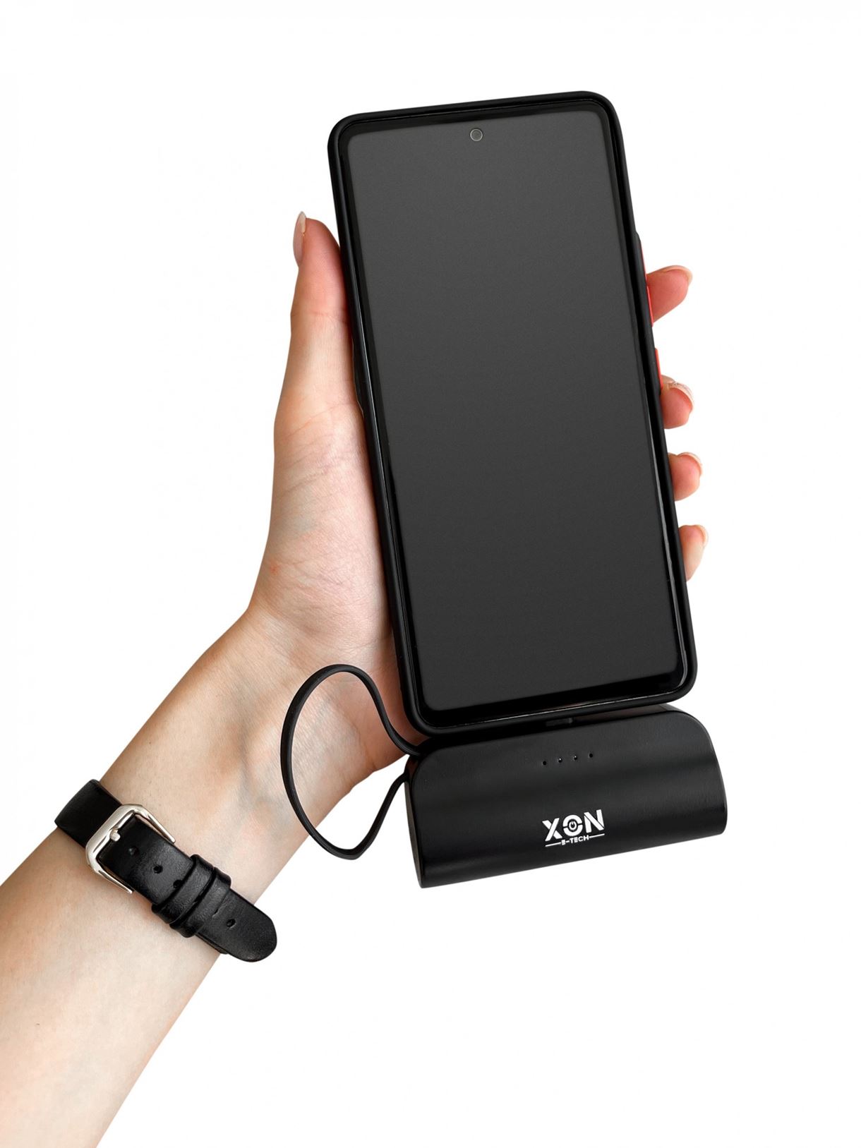 Портативна mini-батарея 4500 mAh XON PowerBank MiniCharge Lightning + USB Type-C (MC4A) Black (5060948063920)