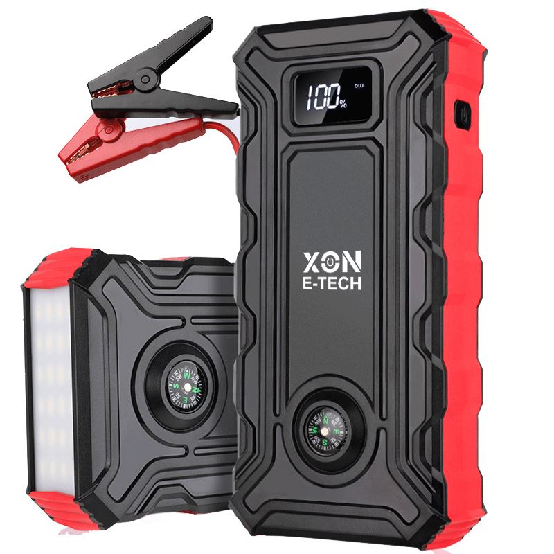 Портативна батарея 25000 mAh з функцією автозапуску 500A (peak 1000A) XON PowerBoost (TC1N 5887) Чорна