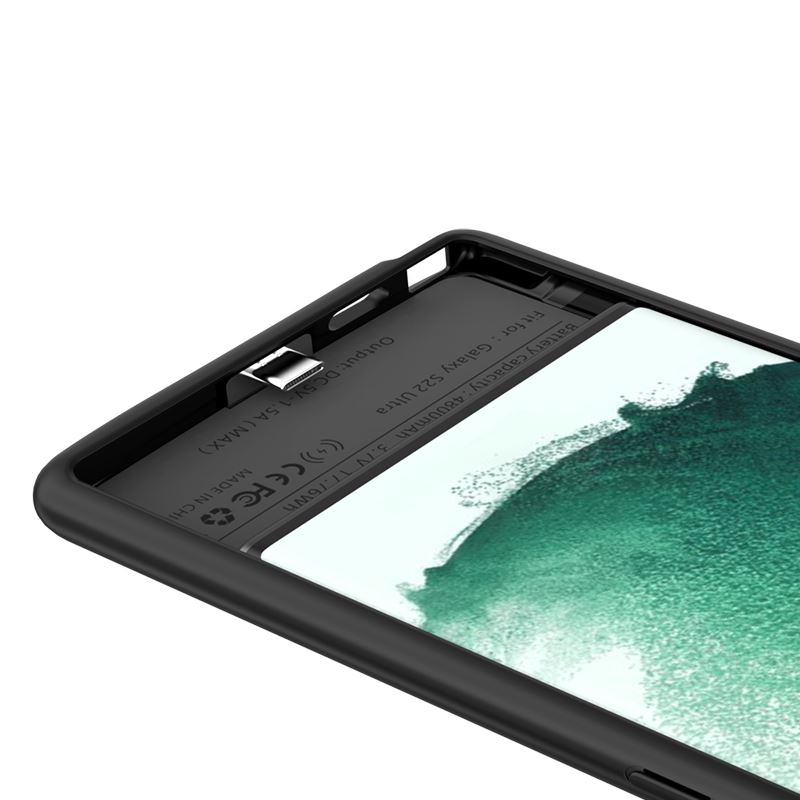 Чохол-акумулятор XON PowerCase для Samsung S22 Ultra 5000 mAh Чорний (PCBS2122350B 2445)