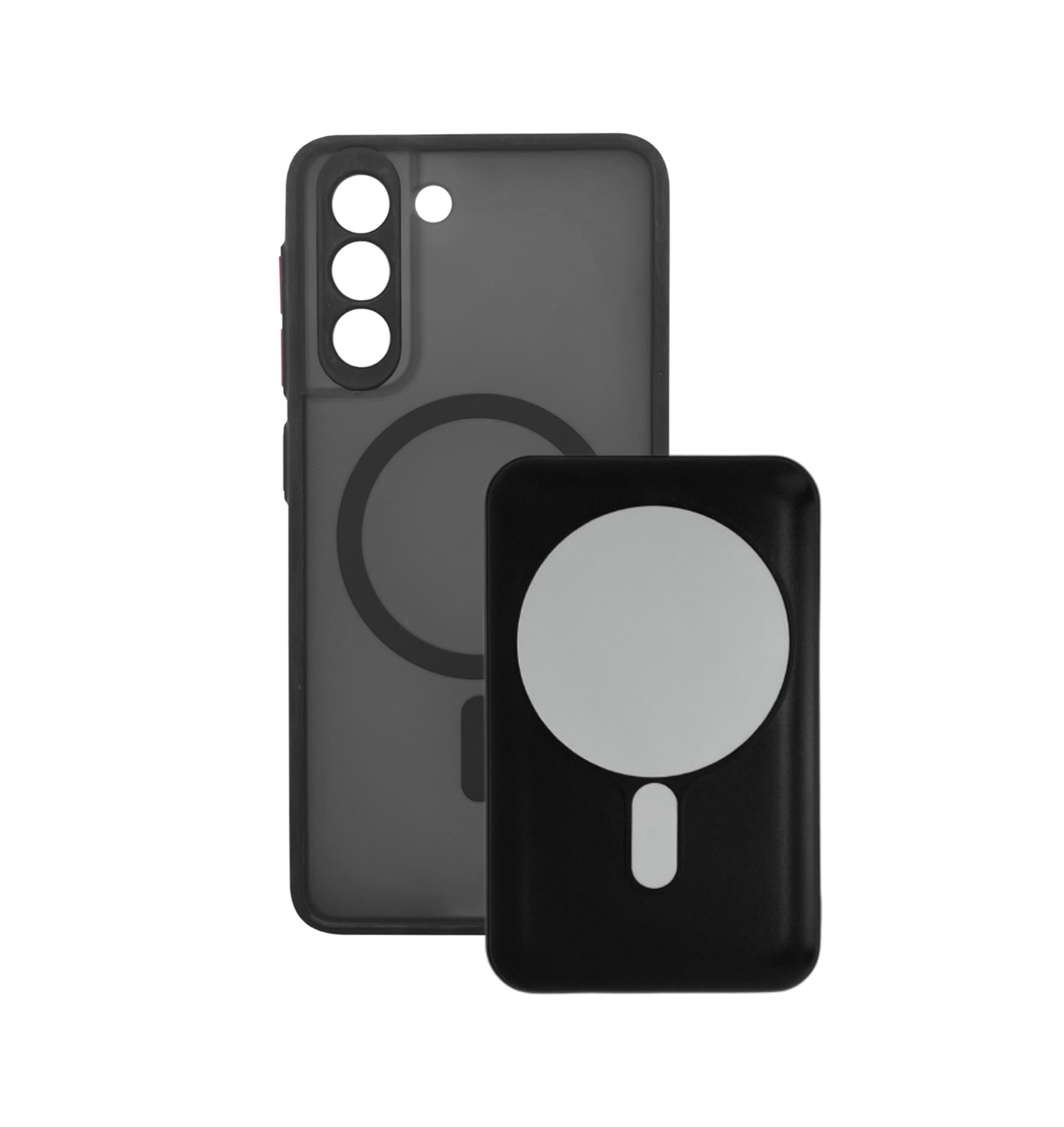 Чохол з бездротовою батареєю XON 10000 mah для Samsung S21 BatteryCase Чорний (3128)