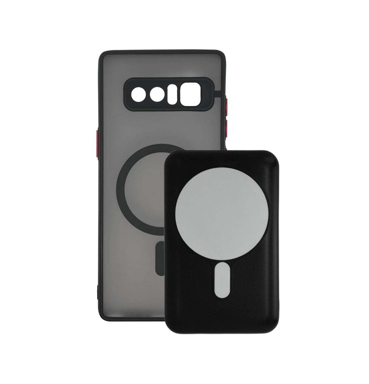 Чохол з бездротовою батареєю XON 10000 mah для Samsung Note 8 BatteryCase Чорний (3128)