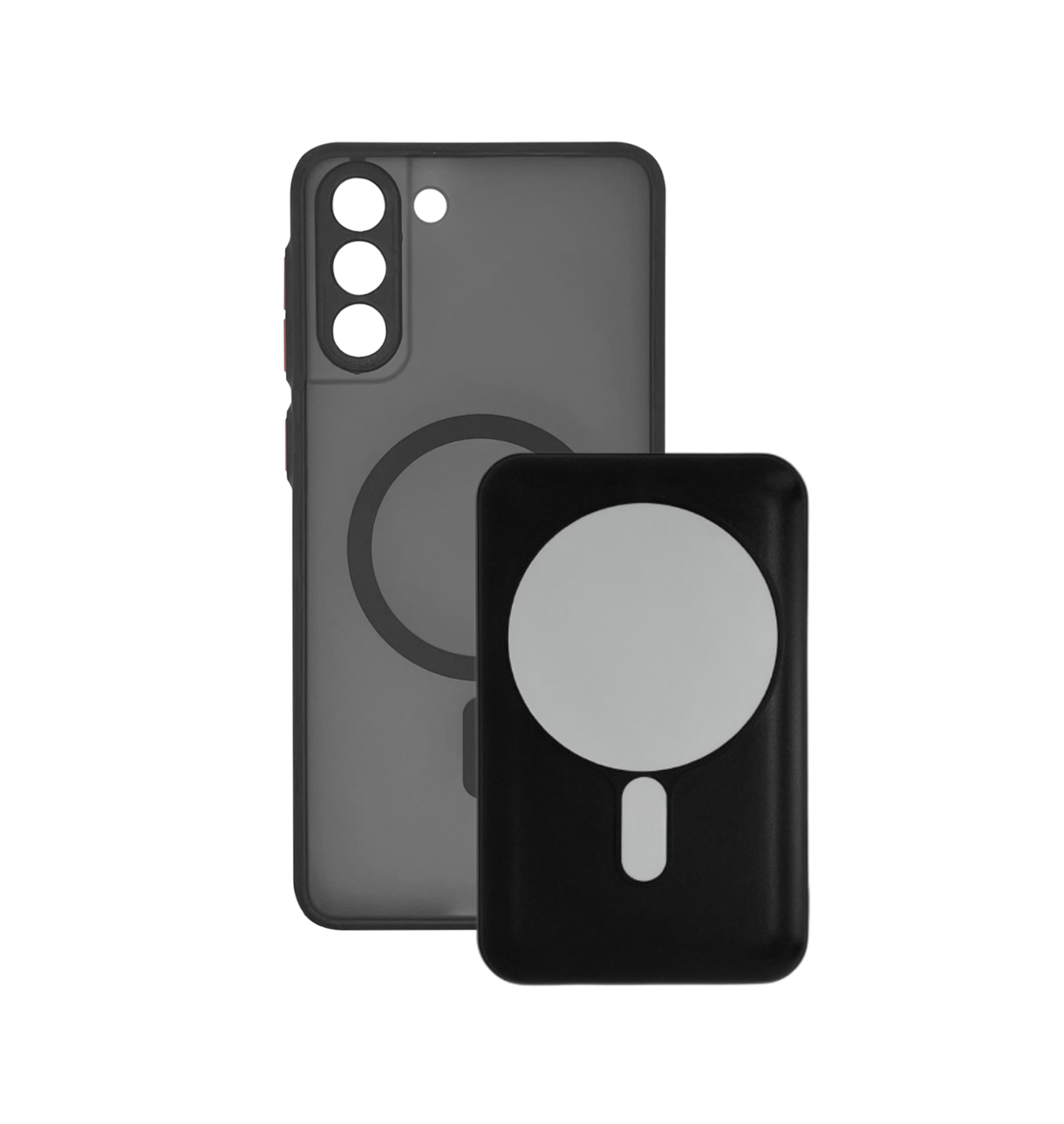Чохол з бездротовою батареєю XON 10000 mah для Samsung S21 Plus BatteryCase Чорний (3128)