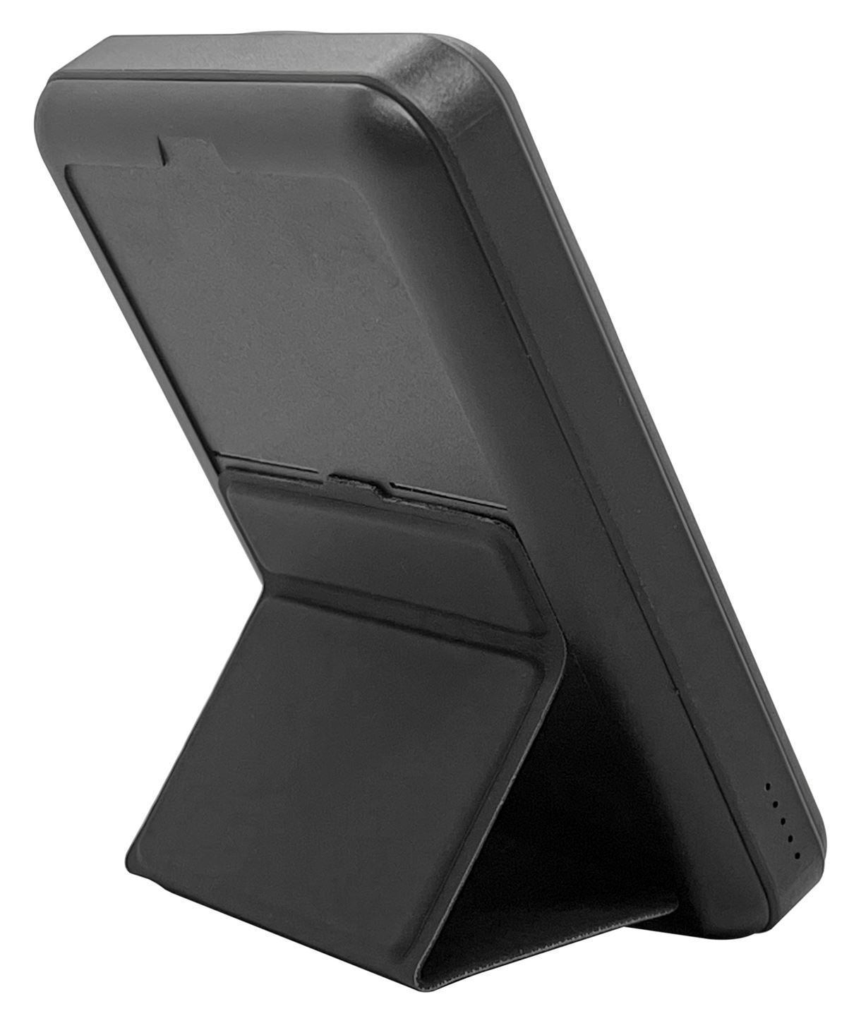 Портативна магнітна бездротова батарея 5000 mAh з підставкою XON PowerBank Magsafe Stand (YC5G2) 15W Black (5060948063142)