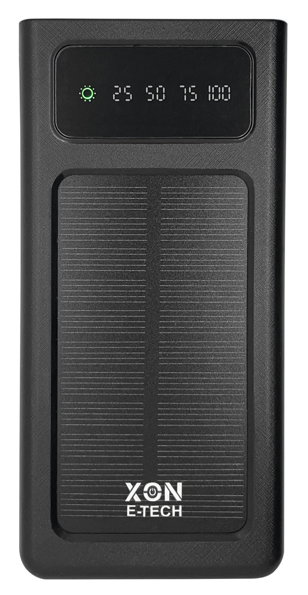 Портативная батарея 30000 mAh с функцией зарядки от солнечной энергии XON PowerBank SolarLink (SC3S) Black (5060948063241)