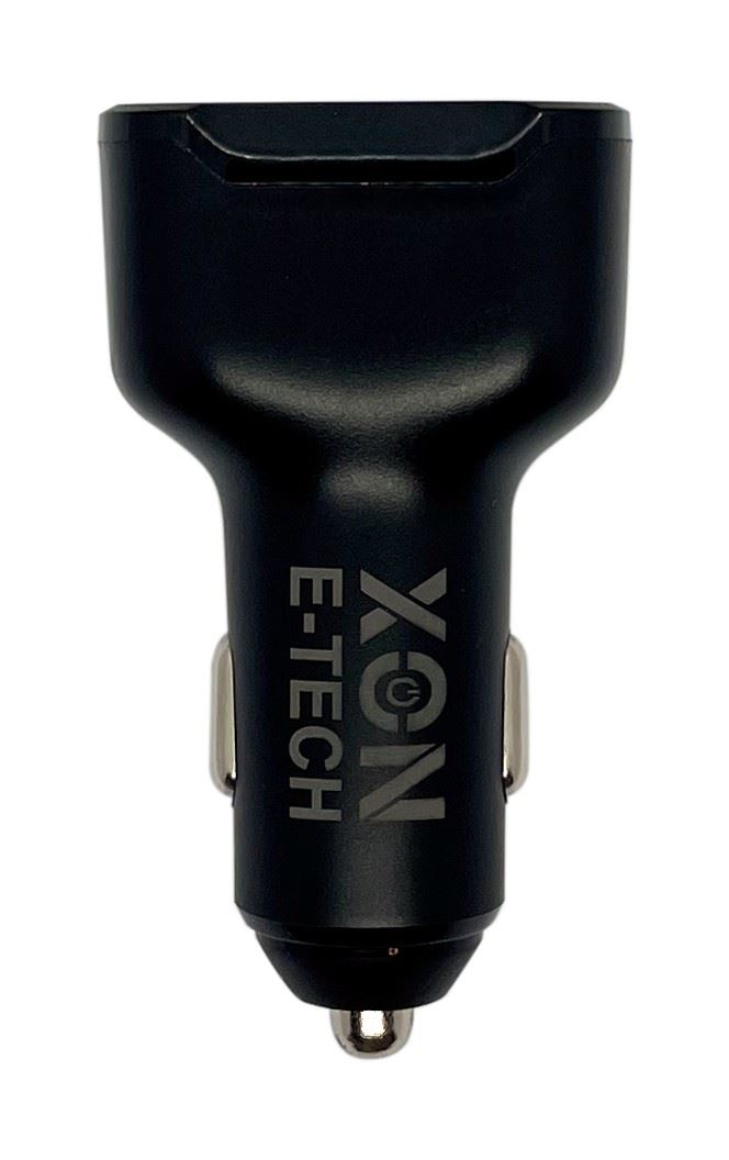 Автомобильное зарядное устройство XON MaxCharge Type-C 65W (1 x PD65) + QC3.0 Black (CM1A1C65WB 3494)