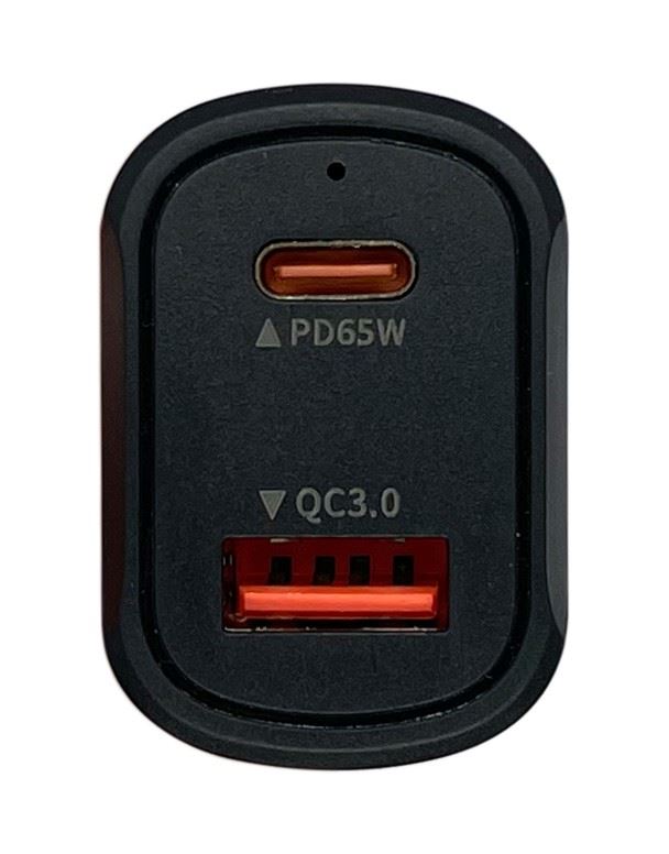 Автомобильное зарядное устройство XON MaxCharge Type-C 65W (1 x PD65) + QC3.0 Black (CM1A1C65WB 3494)