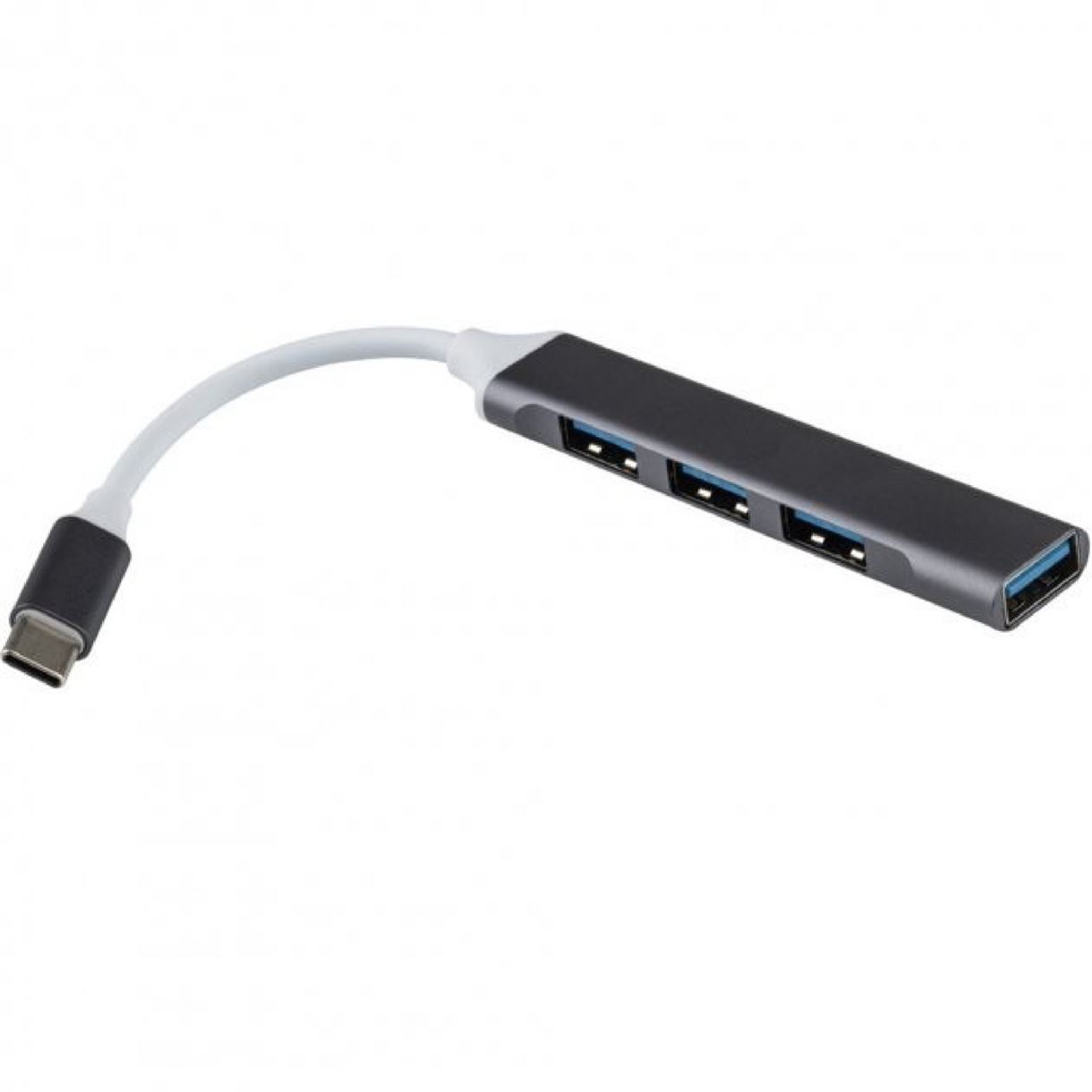 USB-хаб XON SmartLink Type-C на USB3.0 + 3хUSB2.0 Grey (XUCXM041332G)