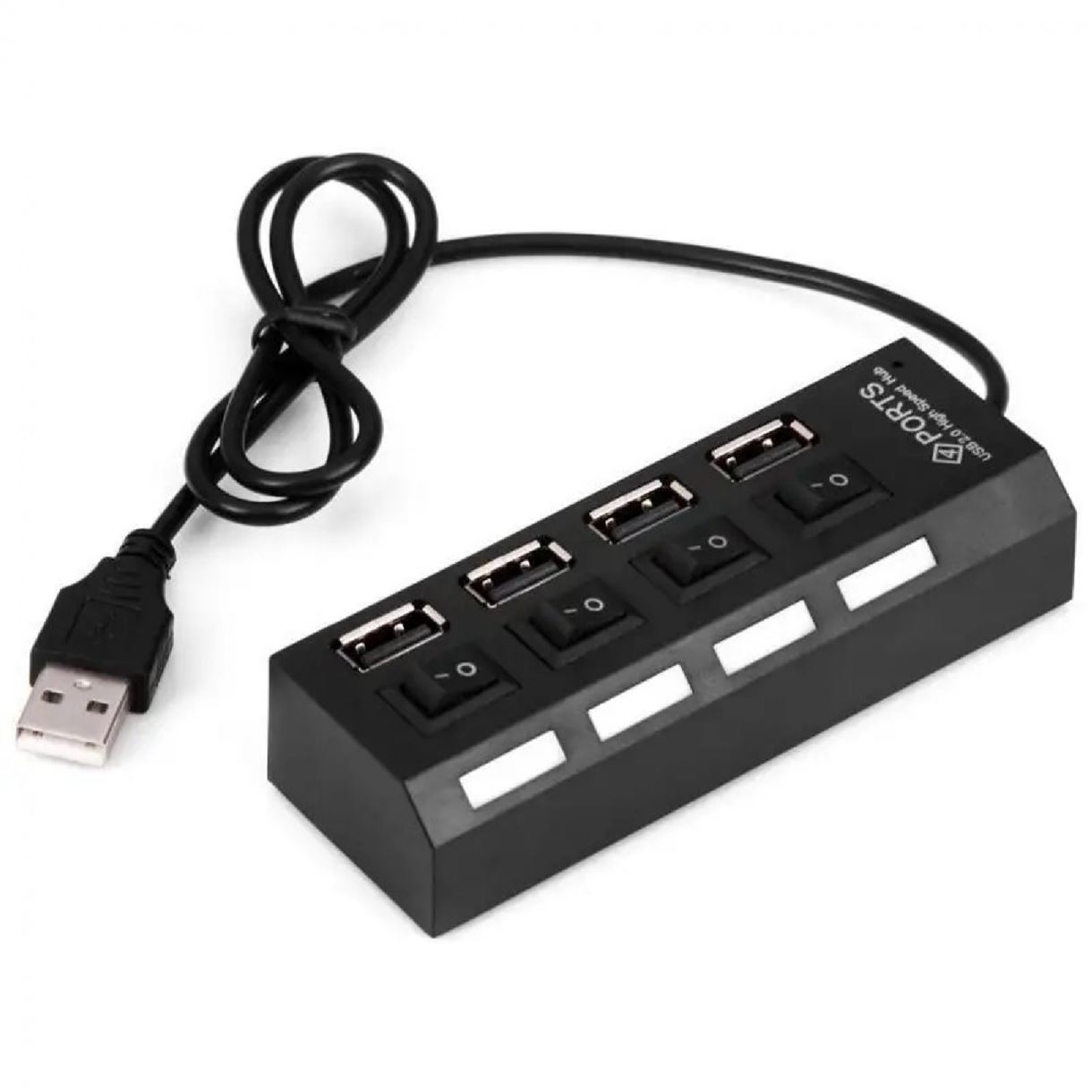USB-хаб XON SmartHub Switch 4хUSB3.0 Чорний (UHASP040043B 4972)