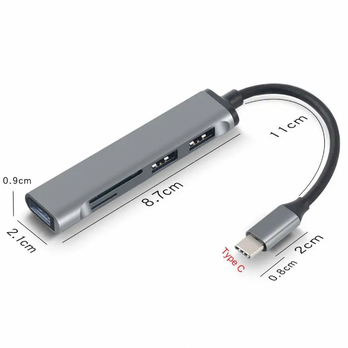 USB-хаб XON SmartLink SD + USB3.0 + 2хUSB2.0 Grey (XUCHP051322G)