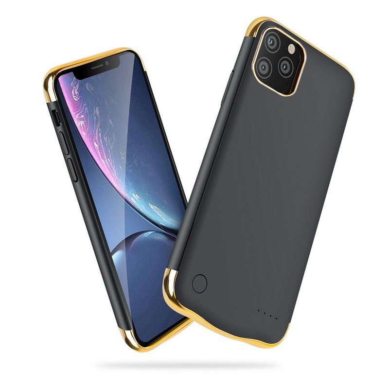 Чохол-акумулятор XON PowerCase для iPhone 12 Pro Max 5500 mAh Чорний/Золотий (PCBS1112455G 2971)