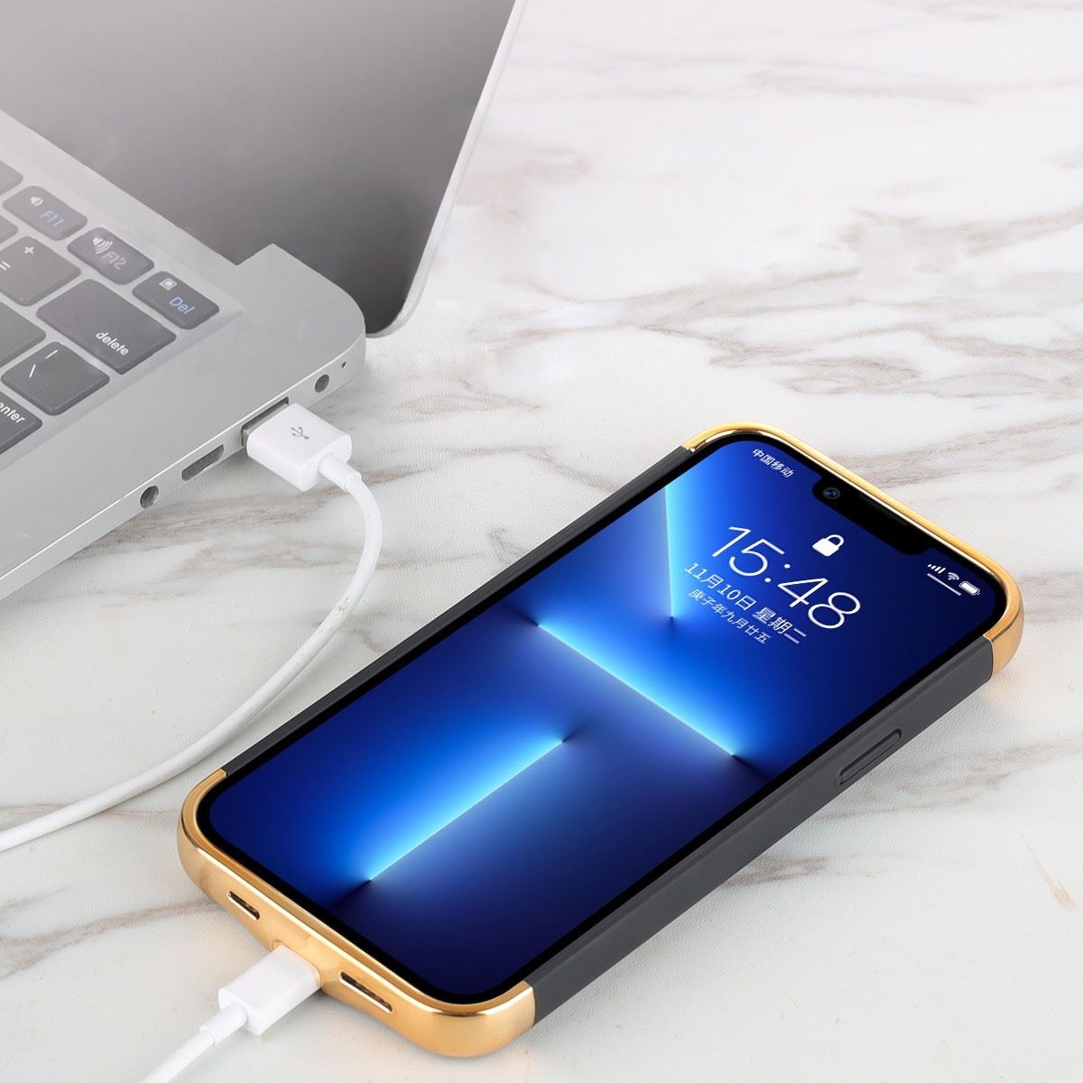 Чохол-акумулятор XON PowerCase для iPhone 13 Pro Max 6000 mAh Black/Gold