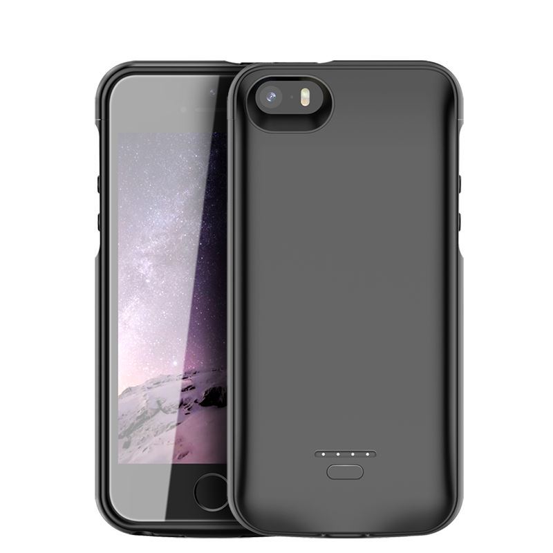 Чохол-акумулятор XON PowerCase для iPhone 5/5S/SE 4000 mAh Чорний (PCBS1105140B 1264)