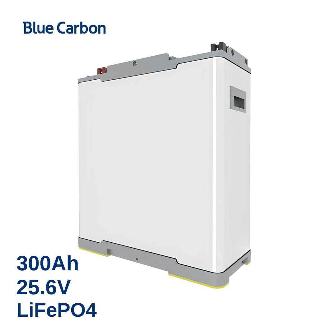 Акумулятор LiFePO4 Blue Carbon 25.6V 300Ah PowerBattery (XBLFSD2430AW 3176) Білий