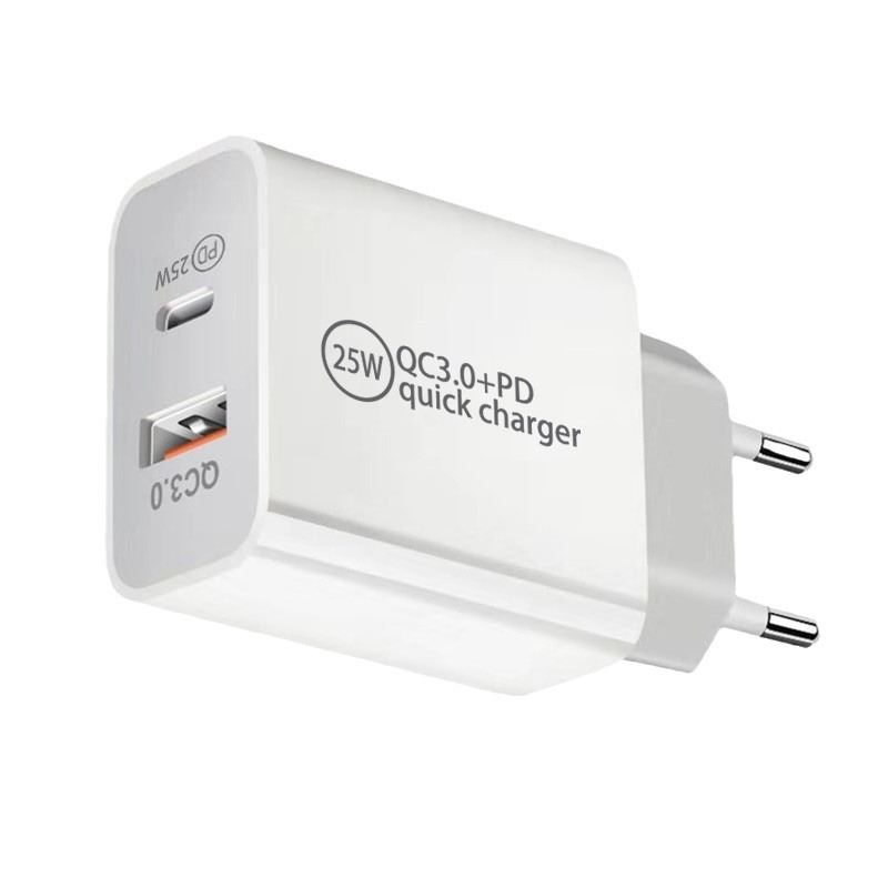 Зарядний пристрій XON PowerCharge 25W (PD25) USB Type-C (PCCW0025AC0W 5894) Білий