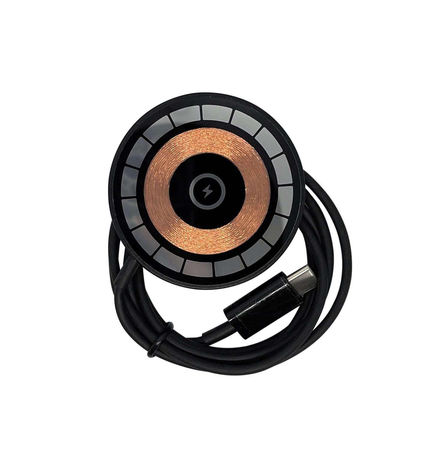 Безротовий магнітний зарядний пристрій XON AirCharge MagLink M1 (15W) USB Type-C (AM1CW 5955) Білий