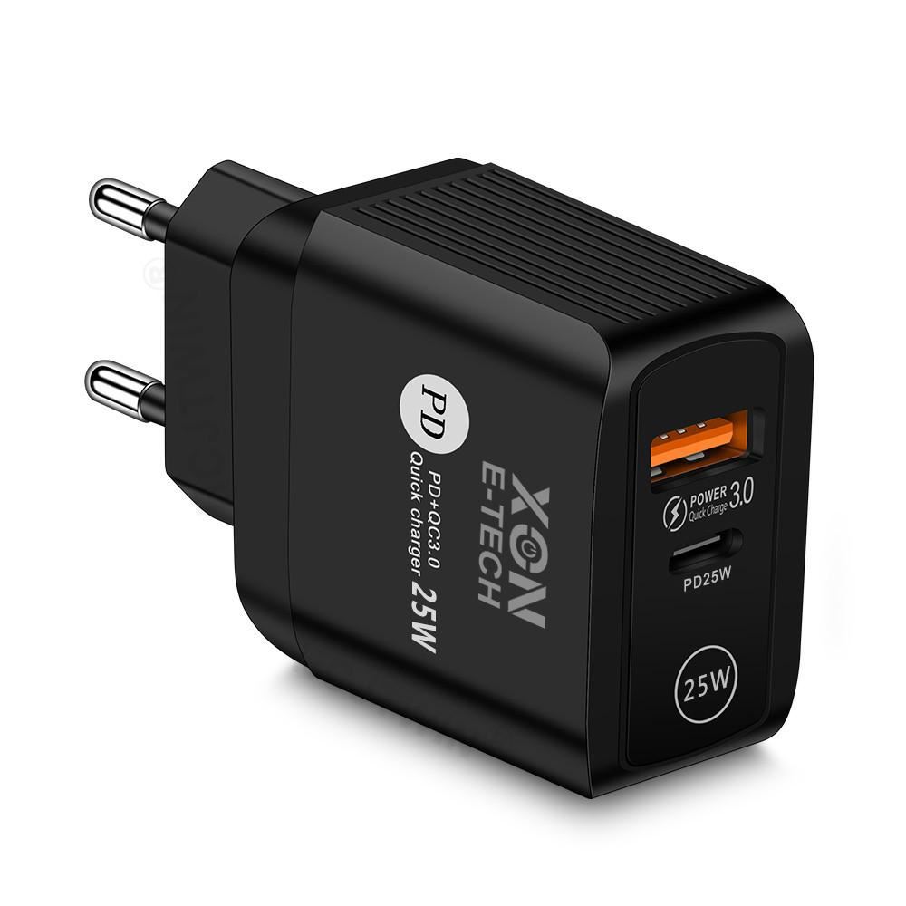 Зарядний пристрій XON PowerCharge 25W (PD25) USB Type-C (PCWC025025A1С1B 6129) Чорний