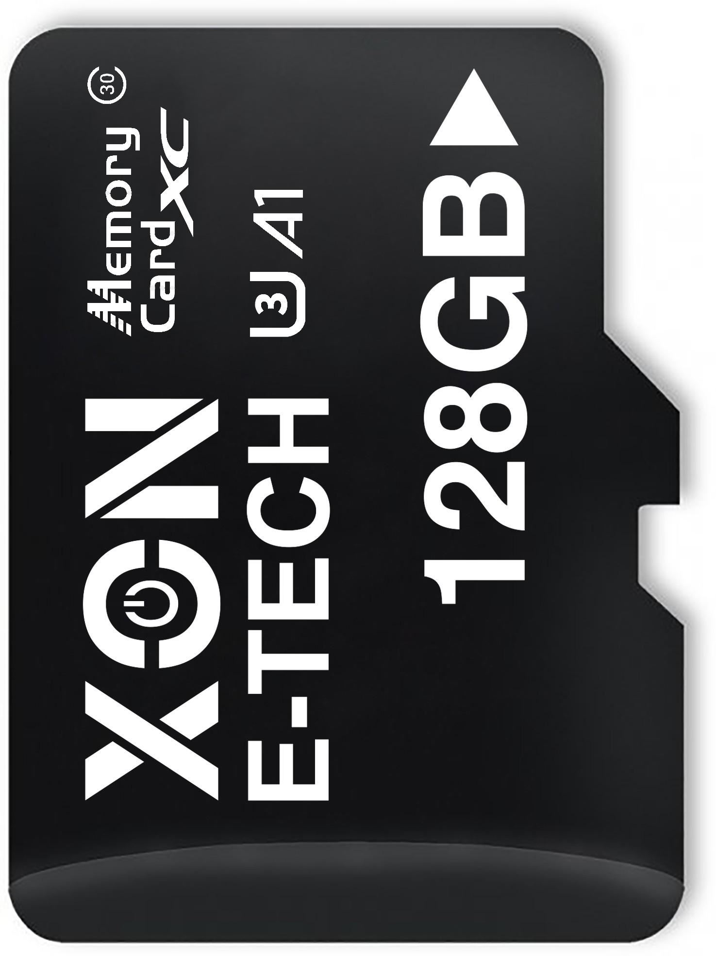 Карта пам'яті XON microSDXC 128GB Class 30 (A1) UHS-I/U3 + SD adapter (MCXC3128BA 0397) Чорна