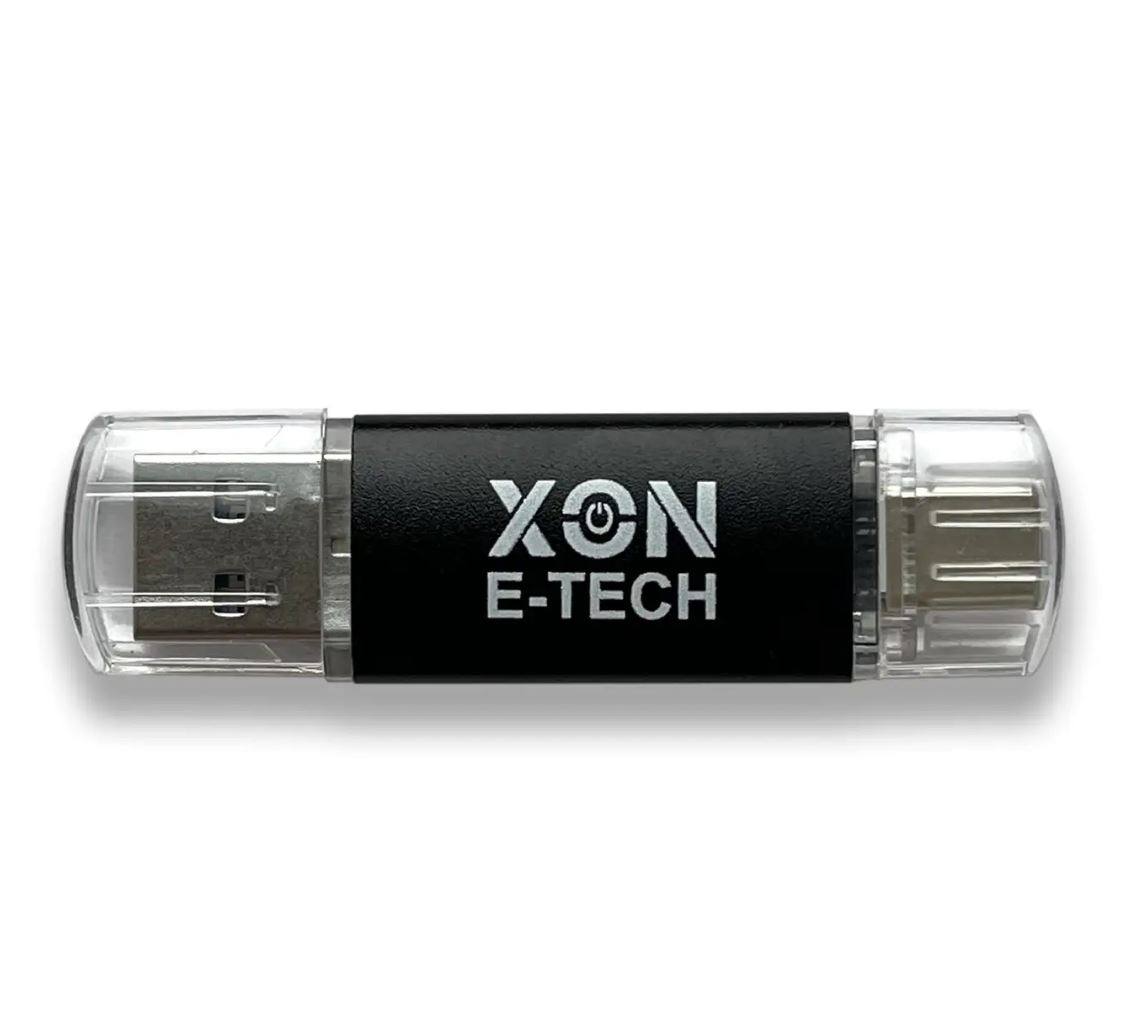 Флеш-накопитель XON FlashDrive DuoConnect 128GB (USB 3.0 + USB Type-C) Черный (FX3DX128MB 7577)