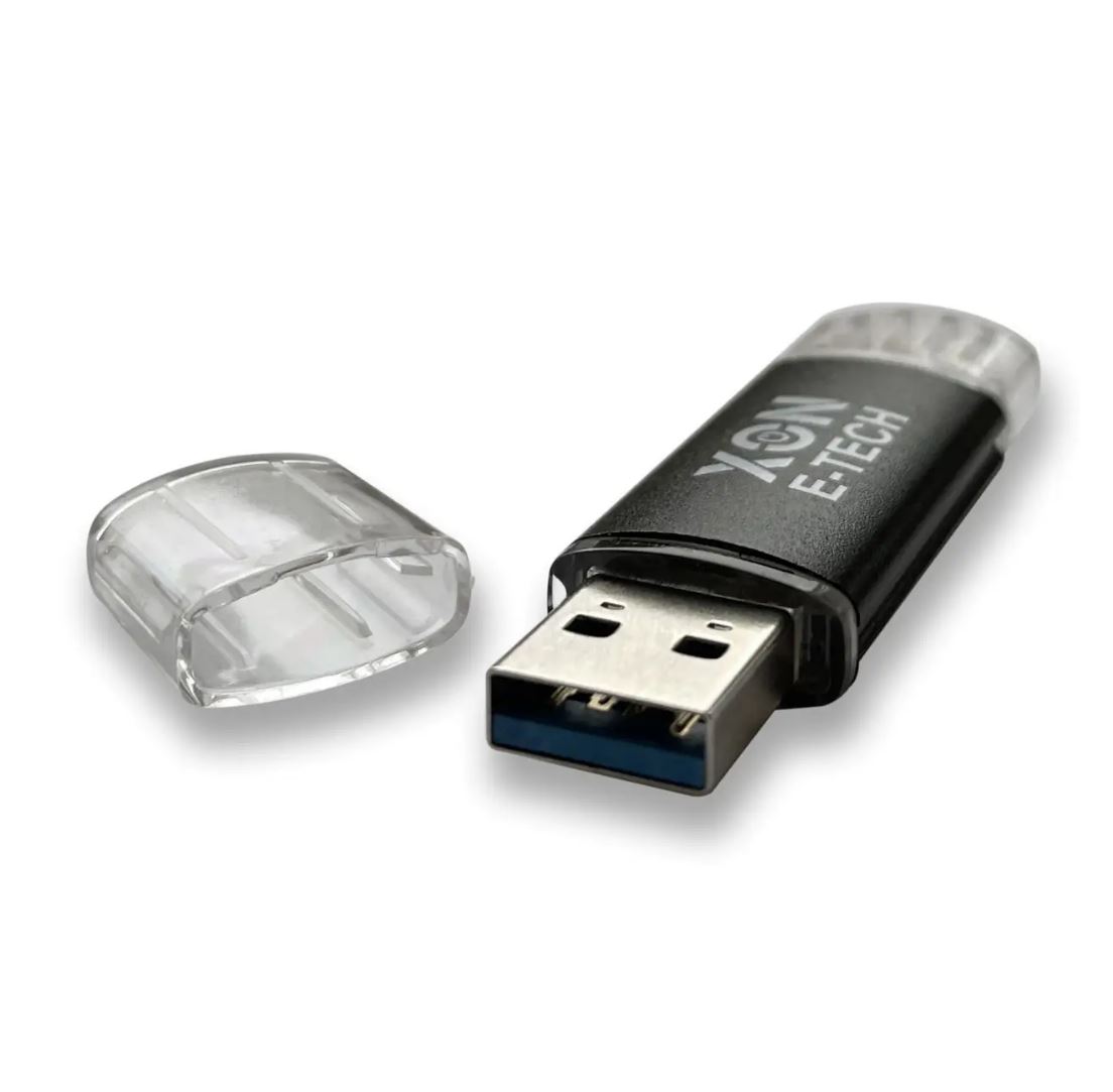 Флеш-накопитель XON FlashDrive DuoConnect 128GB (USB 3.0 + USB Type-C) Черный (FX3DX128MB 7577)