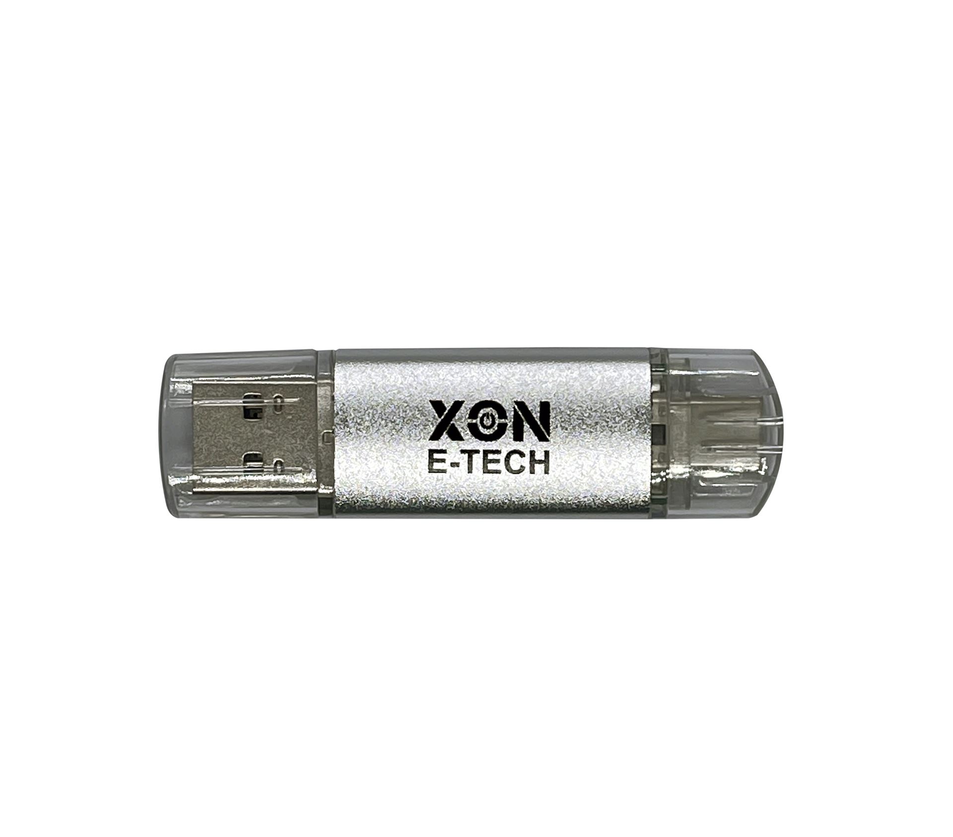 Флеш-накопитель XON FlashDrive DuoConnect 128GB (USB 3.0 + USB Type-C) Серый (FX3DX128MS 7607)