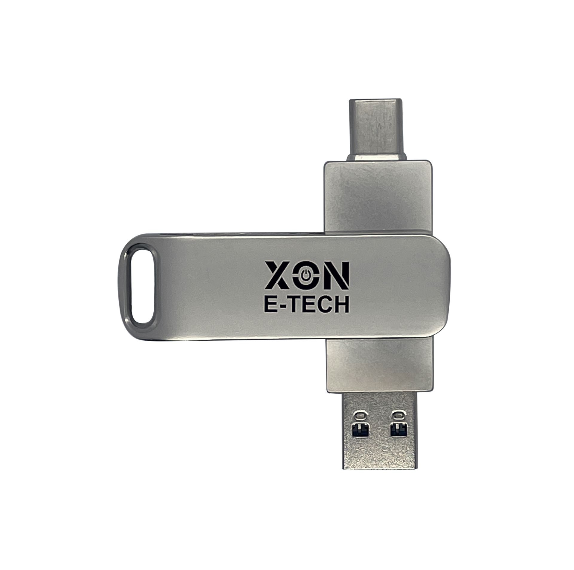 Флеш-накопитель XON FlashDrive DuoConnect 256GB (USB 3.0 + USB Type-C) Серый (FX3DR256MS 7638)
