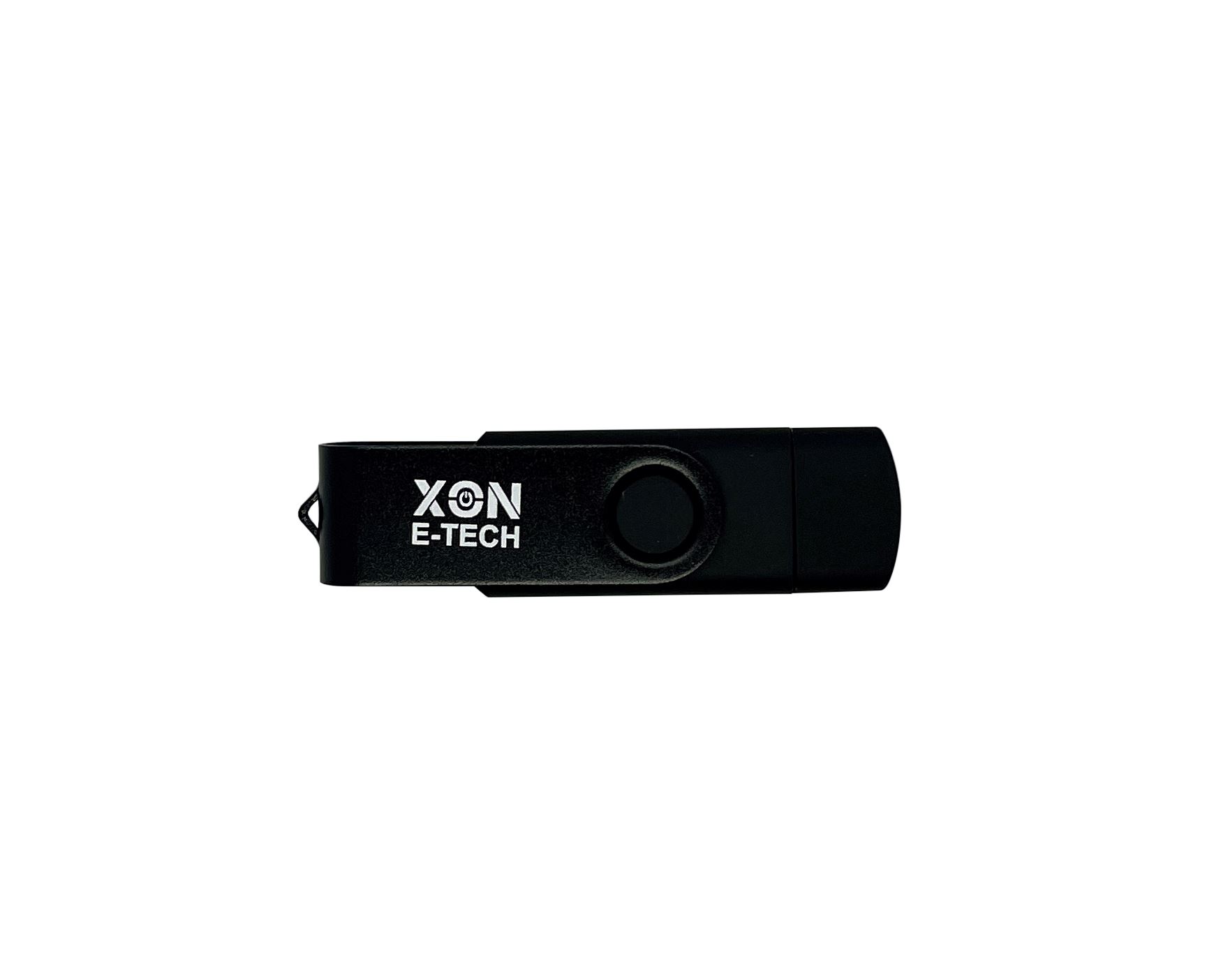Флеш-накопитель XON FlashDrive MultiConnect 128GB (USB 2.0 + USB Type-C + MicroUSB) Черный (FX2M128PB 7645)