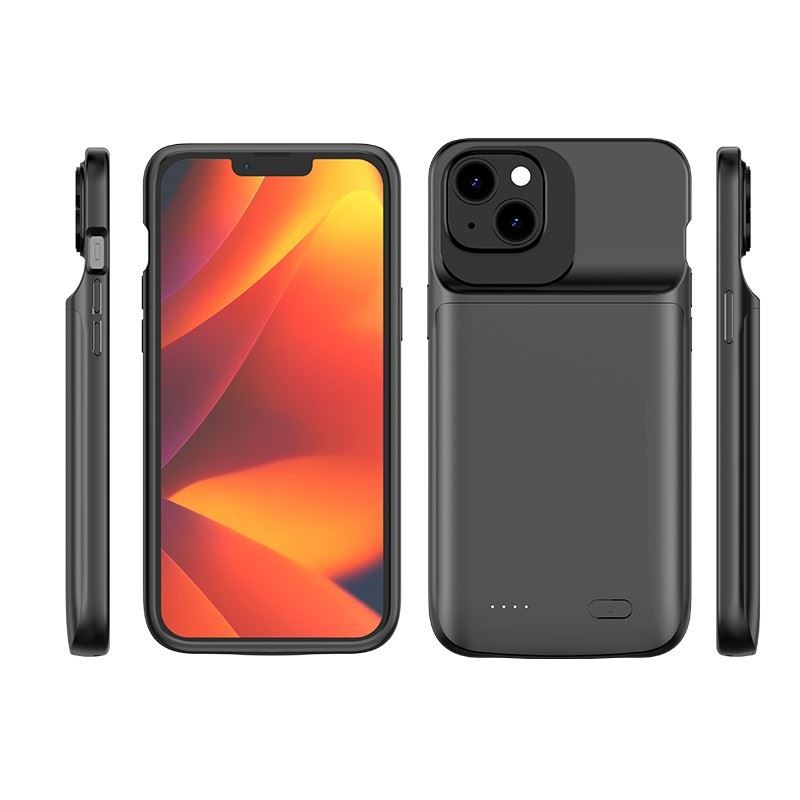 Чохол-акумулятор XON PowerCase для iPhone 14 Pro Max 5500 mAh Чорний/Золотий (PCBS1114455G 2827)