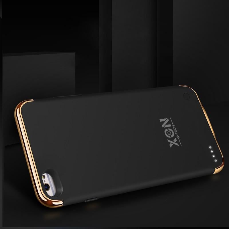 Чохол-акумулятор XON PowerCase для iPhone 6/6S/7/8 3500 mAh Чорний/Золотий (PCBS1108135G 1257)